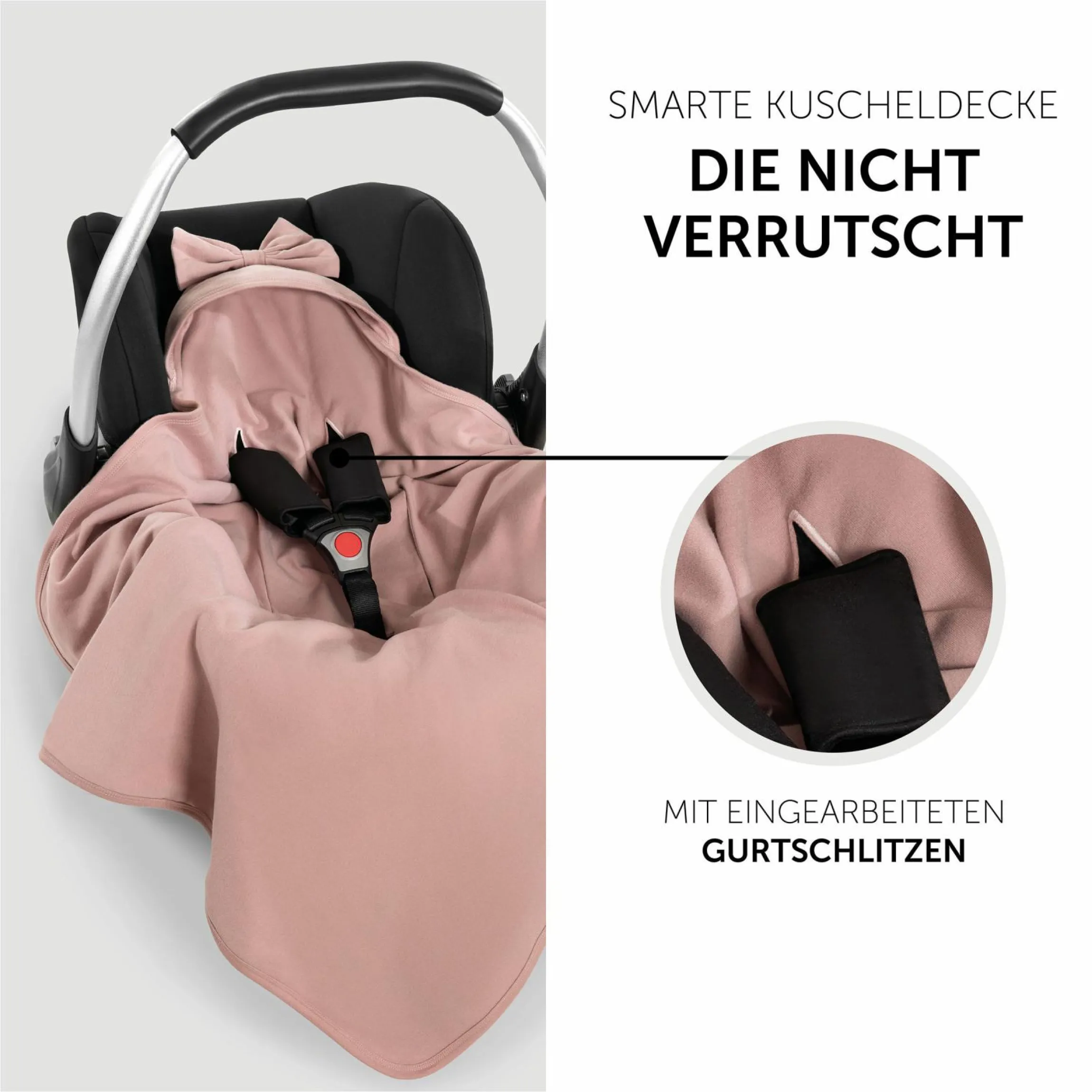 Einschlagdecke / Kuscheldecke Snuggle N Dream - Disney - Minnie Mouse Rose