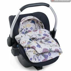 Einschlagdecke / Kuscheldecke Snuggle So Cosy - Floral Beige