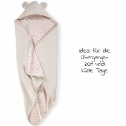 Einschlagdecke / Kuscheldecke Snuggle N Dream - Beige Bloom