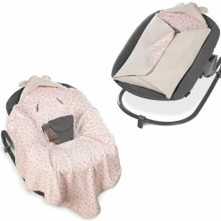 Einschlagdecke / Kuscheldecke Snuggle N Dream - Beige Bloom