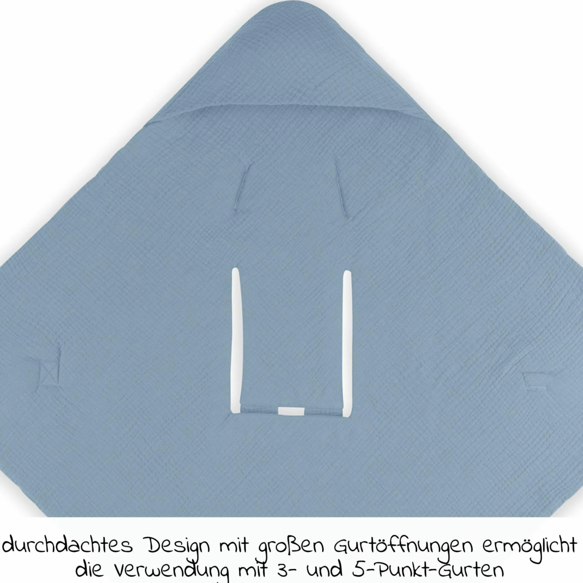 Einschlagdecke / Kuscheldecke Snuggle So Cosy - Dusty Blue