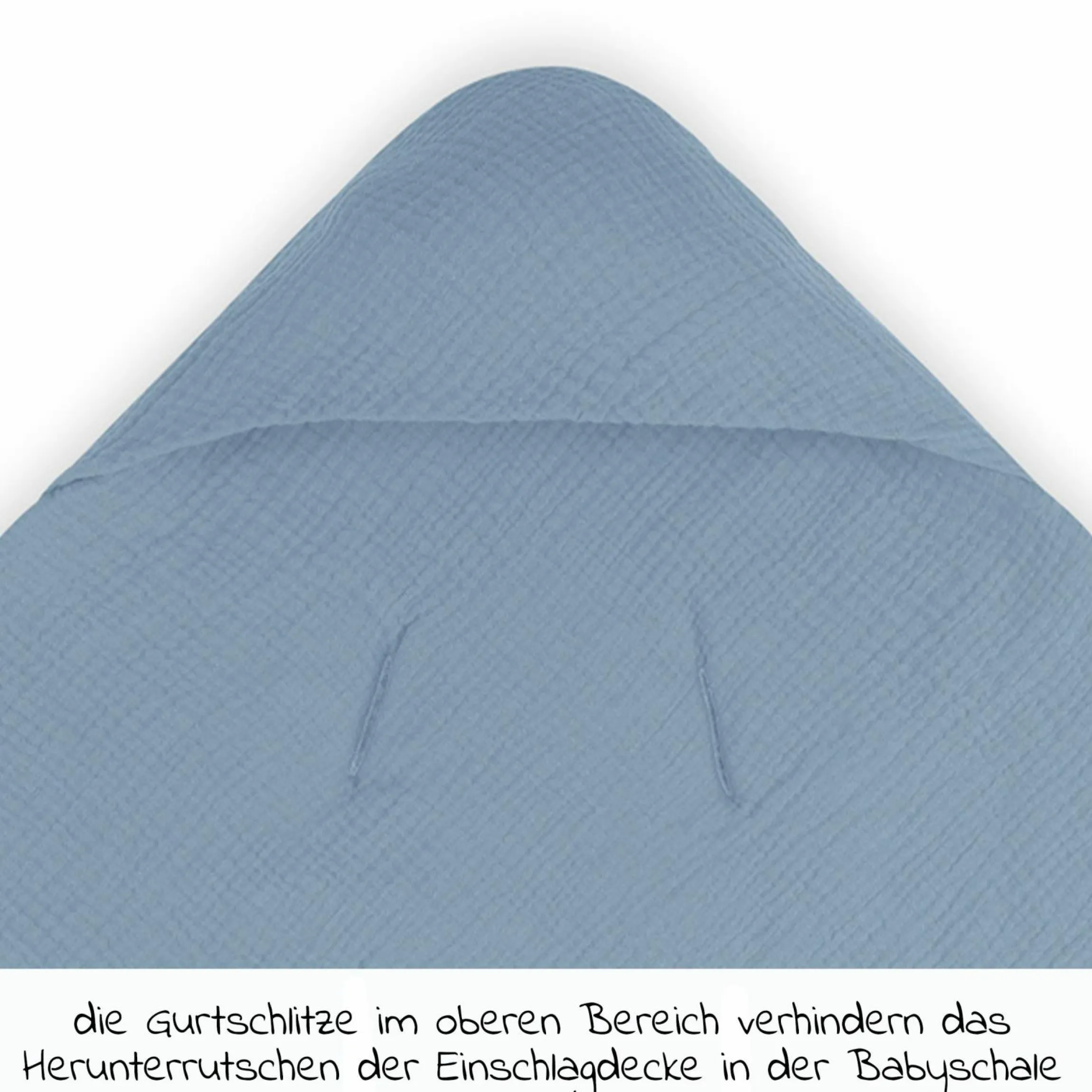 Einschlagdecke / Kuscheldecke Snuggle So Cosy - Dusty Blue