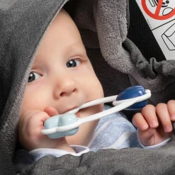 Einschlagdecke Deluxe für Babyschale (Maxi-Cosi, Cybex, Hauck, ABC Design uvm.) und Babywanne - Grau