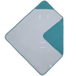 Einschlagdecke leichte Jerseydecke - für Babyschale & Kinderwagen 80 x 80 cm - Patina Mint