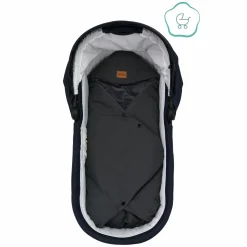 Einschlagdecke Palü für Babyschalen und Babywannen - Grau