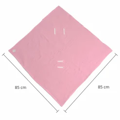 Einschlagdecke Sunny Wrap Summer für Babyschalen 85 x 85 cm - Birdal Rose