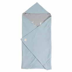 Einschlagdecke Sunny Wrap Summer für Babyschalen 85 x 85 cm - Slit Green