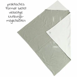 Einschlagdecke Sunny Wrap Summer für Babyschalen 85 x 85 cm - Vanille Ice