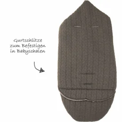 Einschlagdecke Wrappy - Knit Design - Anthrazit
