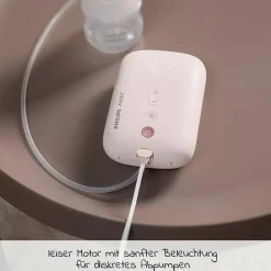 Elektrische Milchpumpe SCF395/31 + Gratis Mehrwegbecher für Muttermilch / inkl. 2 Stilleinlagen & 5 Muttermilchbeutel