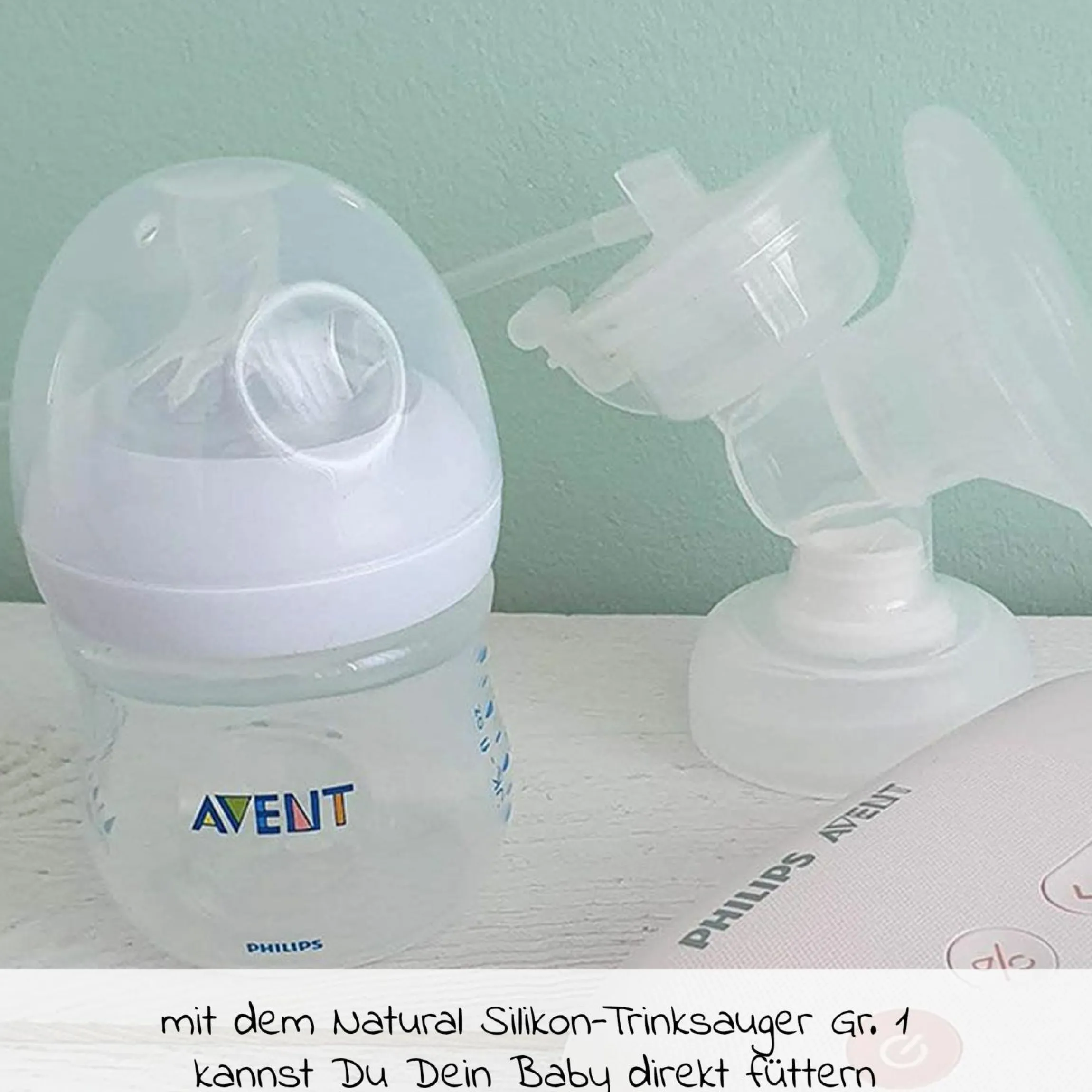 Elektrische Milchpumpe SCF395/31 + Gratis Mehrwegbecher für Muttermilch / inkl. 2 Stilleinlagen & 5 Muttermilchbeutel