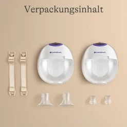 Elektrische tragbare Doppel-Milchpumpe handsfree