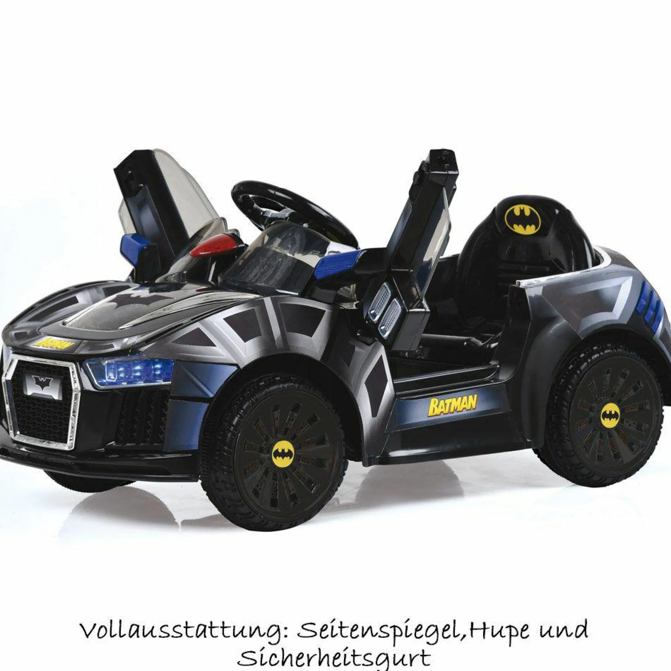Elektroauto E-Batmobil - Schwarz Grau