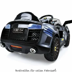 Elektroauto E-Batmobil - Schwarz Grau