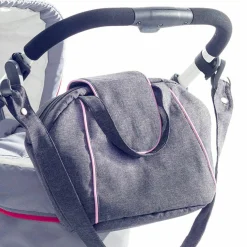 2er Pack Befestigungs-Haken Hug it! für Kinderwagen - Grau
