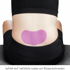 6er Pack Kinesiotape Mama stabilisiert und entlastet den unteren Rücken - Lila