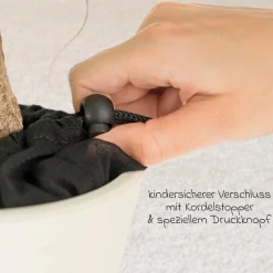 3er Pack Pflanzenschutznetz für Blumentöpfe mit einem Durchmesser bis zu 30 cm - Schwarz - Kollektion 2024