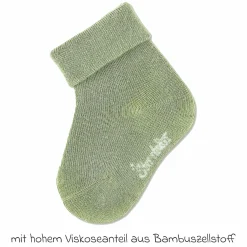 3er Pack Socken mit Umschlag - Grün Weiß Blau - Gr. 15/16