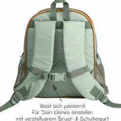 3er Set Rucksack, Brotdose & Trinkflasche - Ente Edda