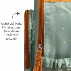 3er Set Rucksack, Brotdose & Trinkflasche - Ente Edda