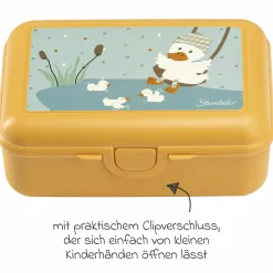 3er Set Rucksack, Brotdose & Trinkflasche - Ente Edda