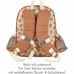 3er Set Rucksack, Brotdose & Trinkflasche - Giraffe Kaya