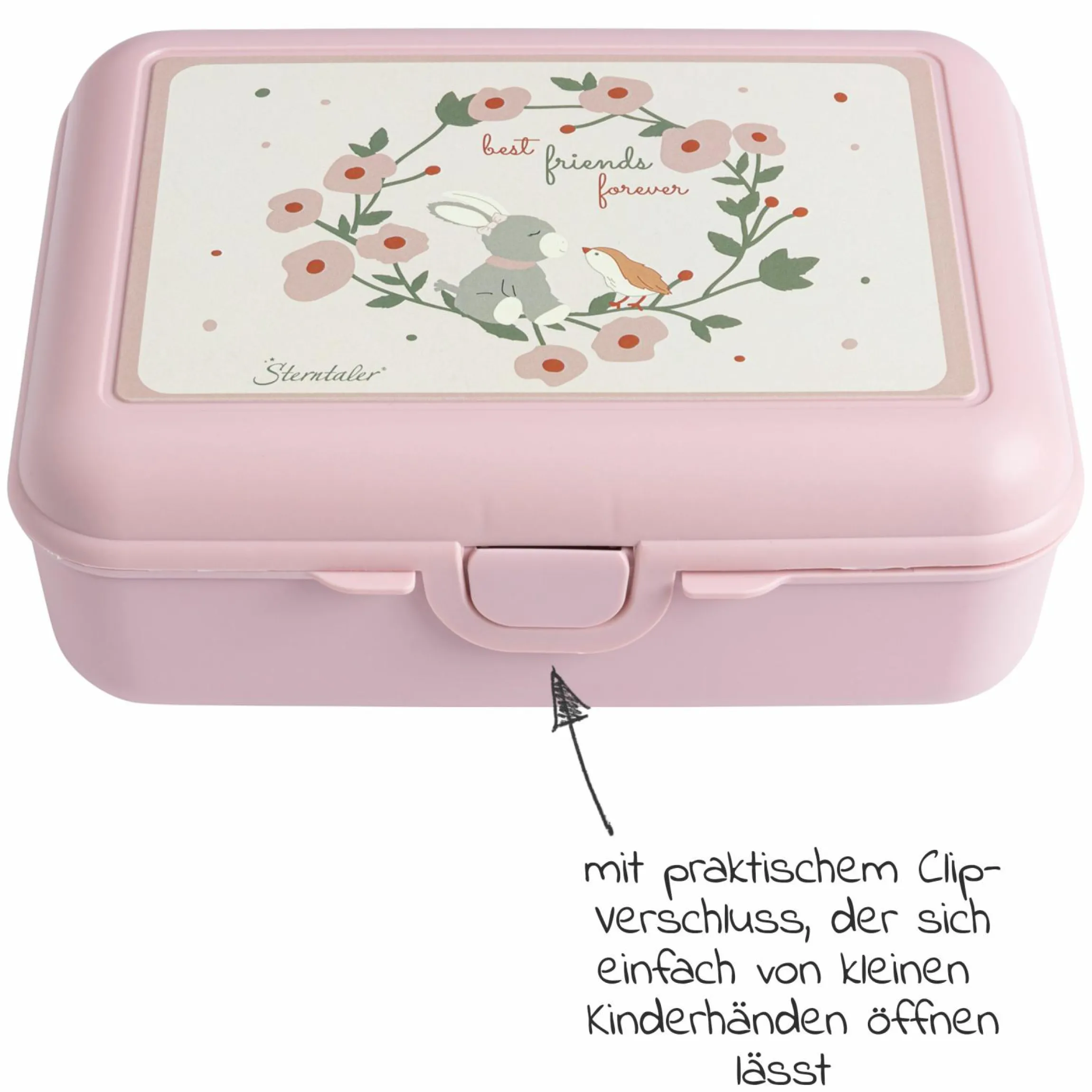 3er Set Rucksack, Brotdose & Trinkflasche - Emmi Girl