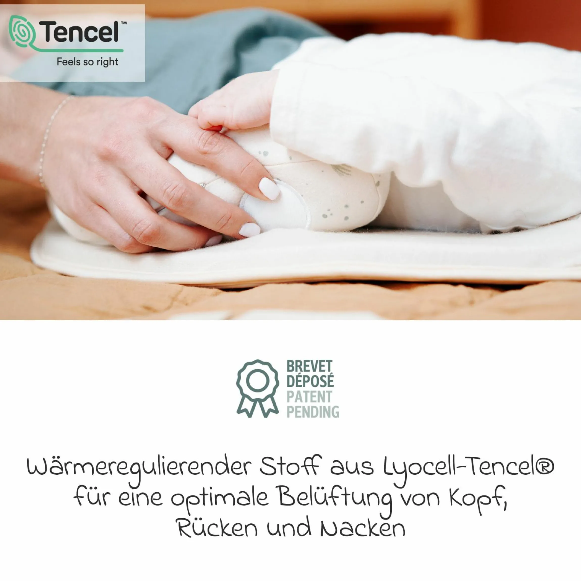 Ergonomische Babystütze Cosydream Fresh - Mineral Beige