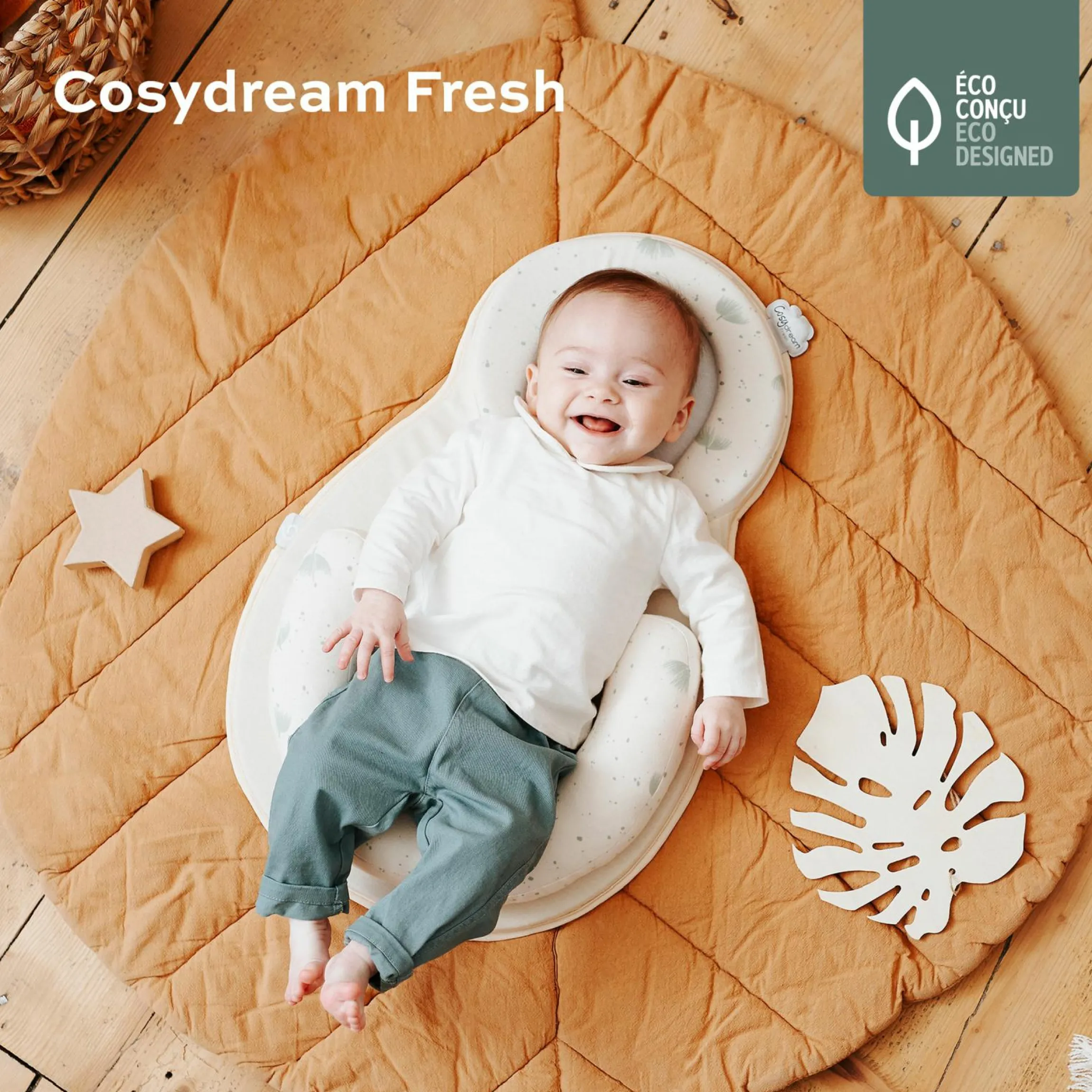 Ergonomische Babystütze Cosydream Fresh - Mineral Beige