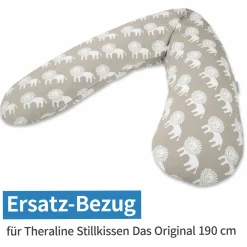 Ersatzbezug für Stillkissen Das Original 190 cm - Wüstenkönig - Taupe