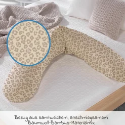 Ersatzbezug für Stillkissen Das Original - Bamboo 190 cm - Leo