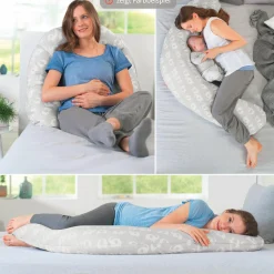Ersatzbezug für Stillkissen Das Komfort 180 cm - Vöglein - Rosè