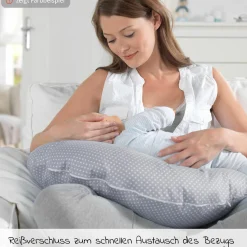 Ersatzbezug für Stillkissen Das Yinnie 135 cm - Zarte Blüten