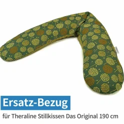 Ersatzbezug für Stillkissen Das Original 190 cm - Pusteblume - Dunkelgrün