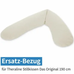 Ersatzbezug für Stillkissen Das Original - Feinstrick 190 cm - Creme