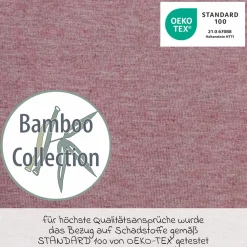 Ersatzbezug für Stillkissen Das Yinnie - Bamboo 135 cm - Melange Rosenholz