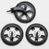 Ersatzrad-Set für Mono Kinderwagen - Luftkammerrad - 3-teilig