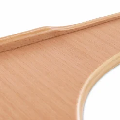 Essbrett & Tisch aus Holz für Alpha Hochstühle (Wooden Tray) - Natur