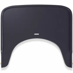 Essbrett & Tisch aus Holz für Alpha Hochstühle (Wooden Tray) - Dark Grey