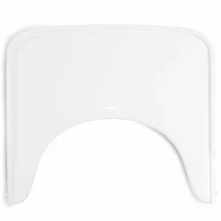 Essbrett und Tisch aus Holz für Alpha Hochstühle (Wooden Tray) - Weiß