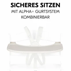 Essbrett und Tisch für Alpha Hochstuhl (Click Tray) - Speckle Beige