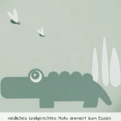 Esslern-Teller Foodie - Croco - Grün