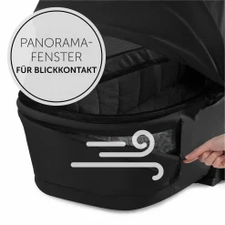 Faltbare Babywanne (Carrycot) für Walk N Care Kinderwagen - Black