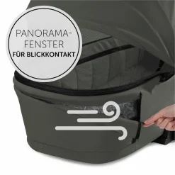 Faltbare Babywanne (Carrycot) für Walk N Care Kinderwagen - Dark Olive