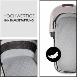 Faltbare Babywanne (Carrycot) für Walk N Care Kinderwagen - Beige