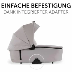Faltbare Babywanne (Carrycot) für Walk N Care Kinderwagen - Beige