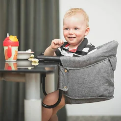 Faltbarer Tischsitz inkl. Tasche - Melange Grau