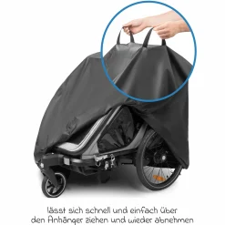 Faltgarage für Fahrradanhänger