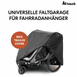 Faltgarage für Fahrradanhänger Bike Trailer Cover - Black