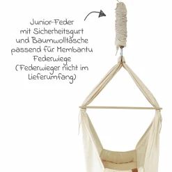 Feder Junior Spring für Federwiege Membantu von 15 - 25 kg - Nature